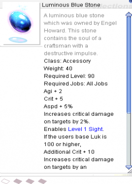 Luminous Blue Stone