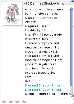+10 Damned Shadow Armor