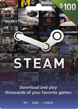 Warframe STEAM Rechearge 100 USD